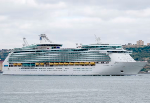 The cruise ship Navigator of the Seas, operated by Royal Caribbean International