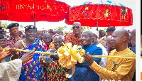 Vice President Dr Bawumia (Second person from right)