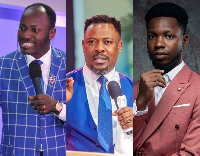 L-R: Apostle Suleiman, Nigel Gaisie and Victor Olodofin