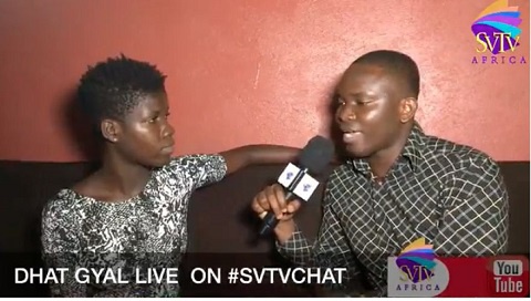 Dhat Gyal in an interview on SVTV Africa