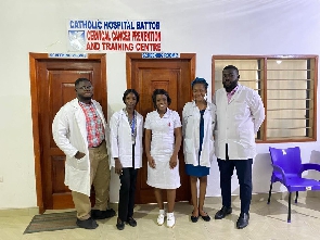 Some final year students from Family Health Medical School