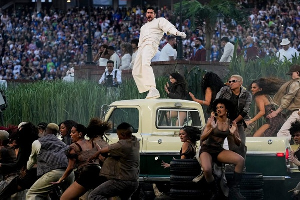 Bad Bunny trills fans at the Super Bowl Halftime show