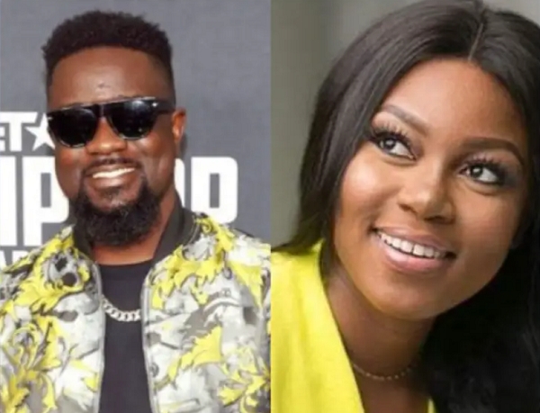 Sarkodie and Yvonne Nelson in a photo collage