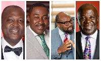 Collage of the some Ghanaian private businessmen