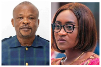 Osei-Asare (R) has accused Kpodo (L) of being evasive when asked direct questions