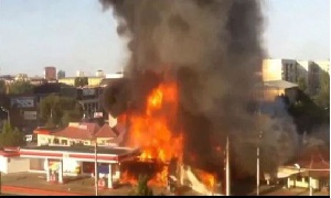 Explosion at the OLAM Oil Depot on the Sekondi-Takoradi highway has left workers injured