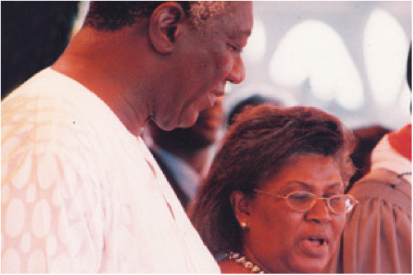 60 Years of Marriage; How Former Ghanaian President John Kufour Met His  Wife Theresa