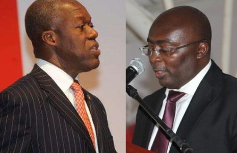 Vice President Amissah-Arthur(left) and Dr. Mahamudu Bawumia(right)