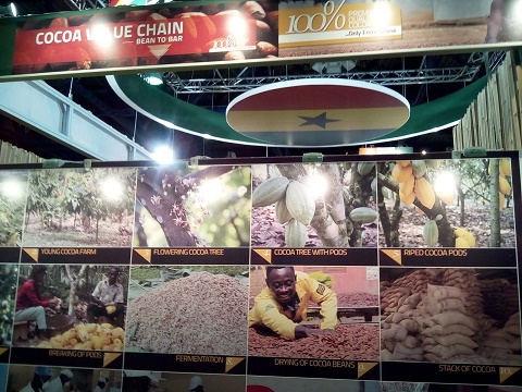 Ghana's exhibition stand