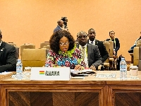 The Minister of Foreign Affairs Shirley Ayorkor Botchwey