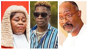 Chief Justice Torkonoo, Shatta Wale, and Alfred Woyome