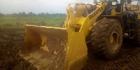 Some of the mining equipment included excavators, backhold, front hold and heavy duty trucks