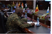 ECOWAS army chiefs at a meeting in Accra this week