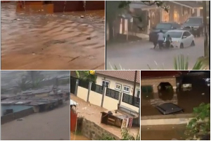 Several residential areas across the national capital were flooded following Sunday’s downpour