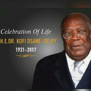 The late H.E Dr. Kofi Nyann Dsane-Selby