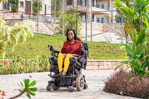 The physically-challenged Ghanaian student aiming to push the frontiers of science
