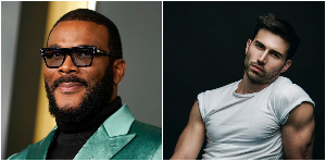 Dixon(L) claimed workplace sexual harassment, assault, and retaliation by Tyler Perry (R)