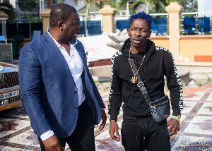Bullgod (L) says managing Shatta Wale (R) nearly cost him industry ties