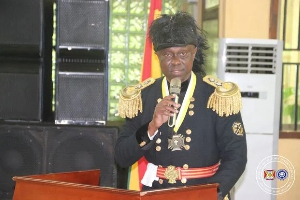 Knights of St John Int and Ladies' Auxiliary delivered a tribute to the late Dr Omane Boamah