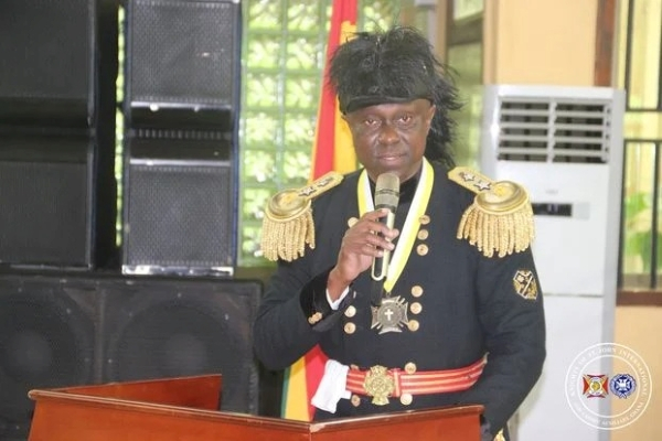 Knights of St John Int and Ladies' Auxiliary delivered a tribute to the late Dr Omane Boamah