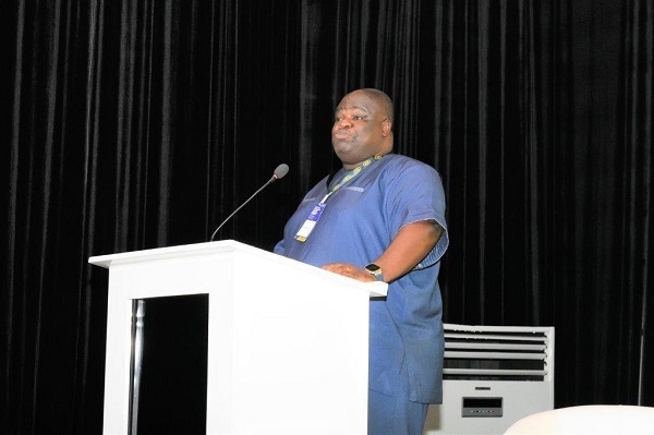 Bernard Acquah, Chief Information Officer (CIO) of MTN Ghana giving his keynote address.