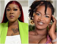 Media personality Mona Gucci (L) and Ayisha Modi (R)