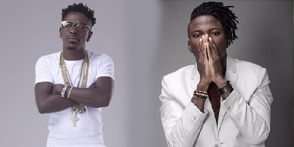 Shatta Wale (Left) and Stonebwoy (Right)
