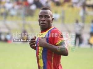 Hearts of Oak's Patrick Razak scored the only goal in the GPL game against Kotoko on Sunday