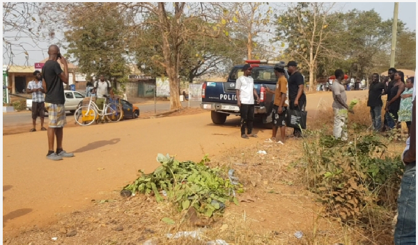 The deceased was returning home when the driver of the car lost control and hit him