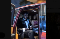 Nana Kwame Kyeretwie arriving at the DPS International Class of 2025 Prom with a lady