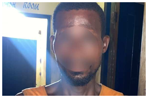 A photo of the suspect