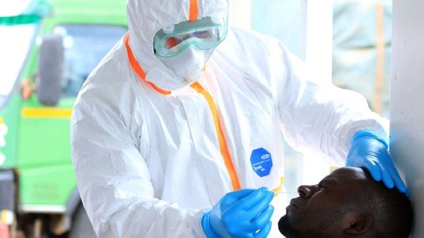 File Photo of a health worker in PPE