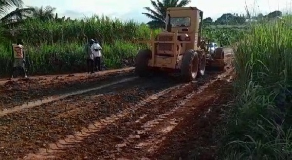 Korase deplorable road under construction