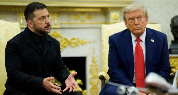 Ukraine's president last met President Donald Trump at the White House in October