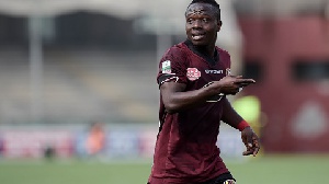 Moses Odjer has played six games for  Salernitana