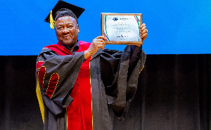 President Mahama conferred honorary doctorate by RUDN University in Russia