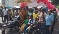 Otiko Afisa Djaba, others in a group photograph