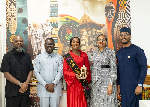 Diaspora Affairs, GTA present Ghana's official charity auction gift to Miss Ghana ahead of 75th Miss World Festival Diaspora Affairs, GTA present Ghana's official charity auction gift to Miss Ghana ahead of 75th Miss World Festival
