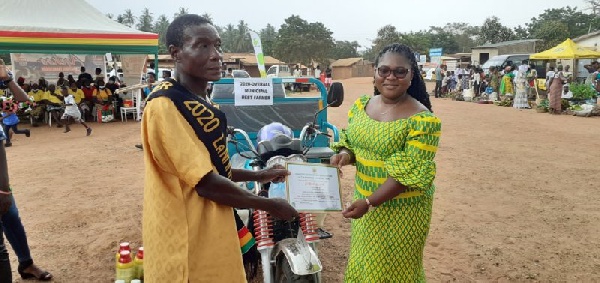 Many farmers were awarded today as part of the National Farmers Day celebration