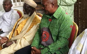 Chief Imam Sheikh Dr Osmanu Nuhu Sharubutu paid a courtesy call on President Mahama