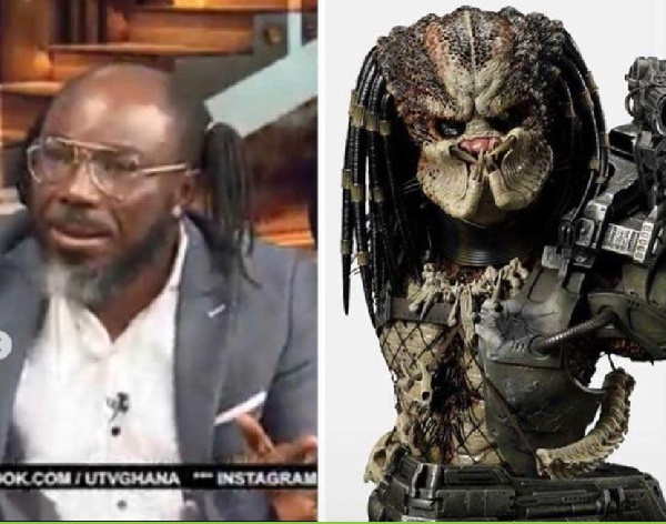 Big Akwes and alien from the movie 'Predator'