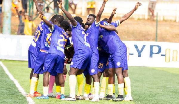 Vision FC will face  Aduana FC at the Nii Adjei Kraku II Sports Complex