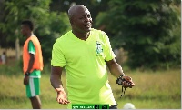 Yaw Acheampong, the head coach Elmina Sharks