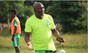 Yaw Acheampong, the head coach Elmina Sharks