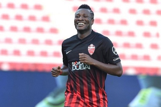 Asamoah Gyan scored his first goal in a competitive match for Turkish side Kayserispor