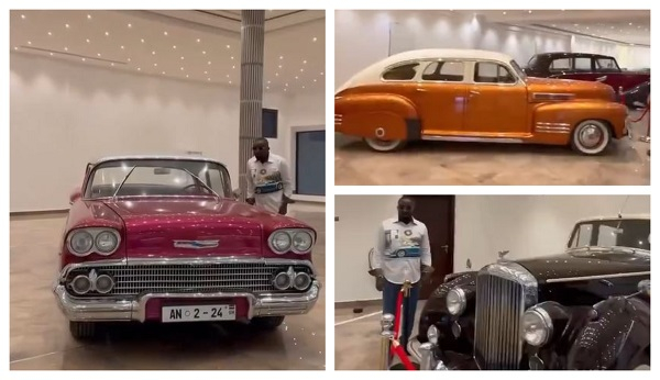 Some vehicles within Dr. Kwame Despite's museum