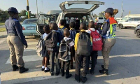 JMPD officials inspect scholar transport vehicles in Diepsloot