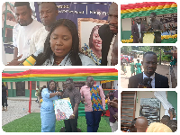 Collage of the current and the former DCEs for the Afigya Kwabre South district