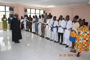 Assembly Members Inaugurated  Akrofuom 