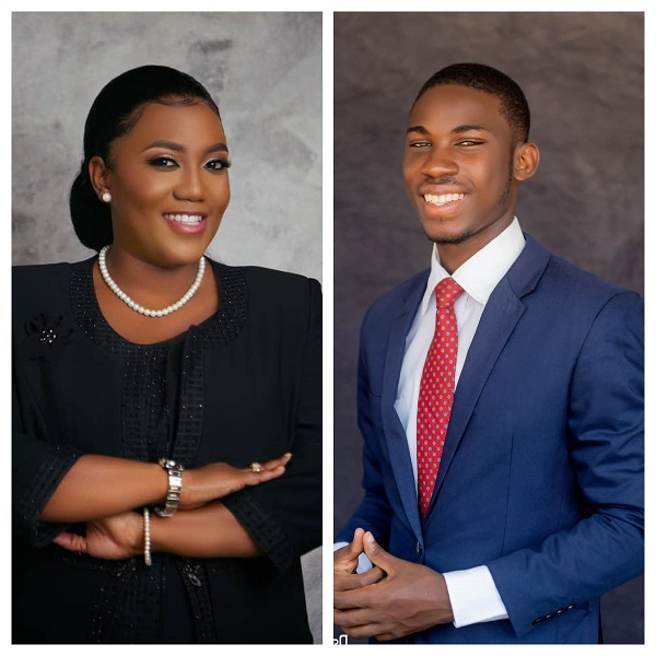 Dr. Juliana Akushika Andoh(L) and Mensah Chris Ayesu (R)